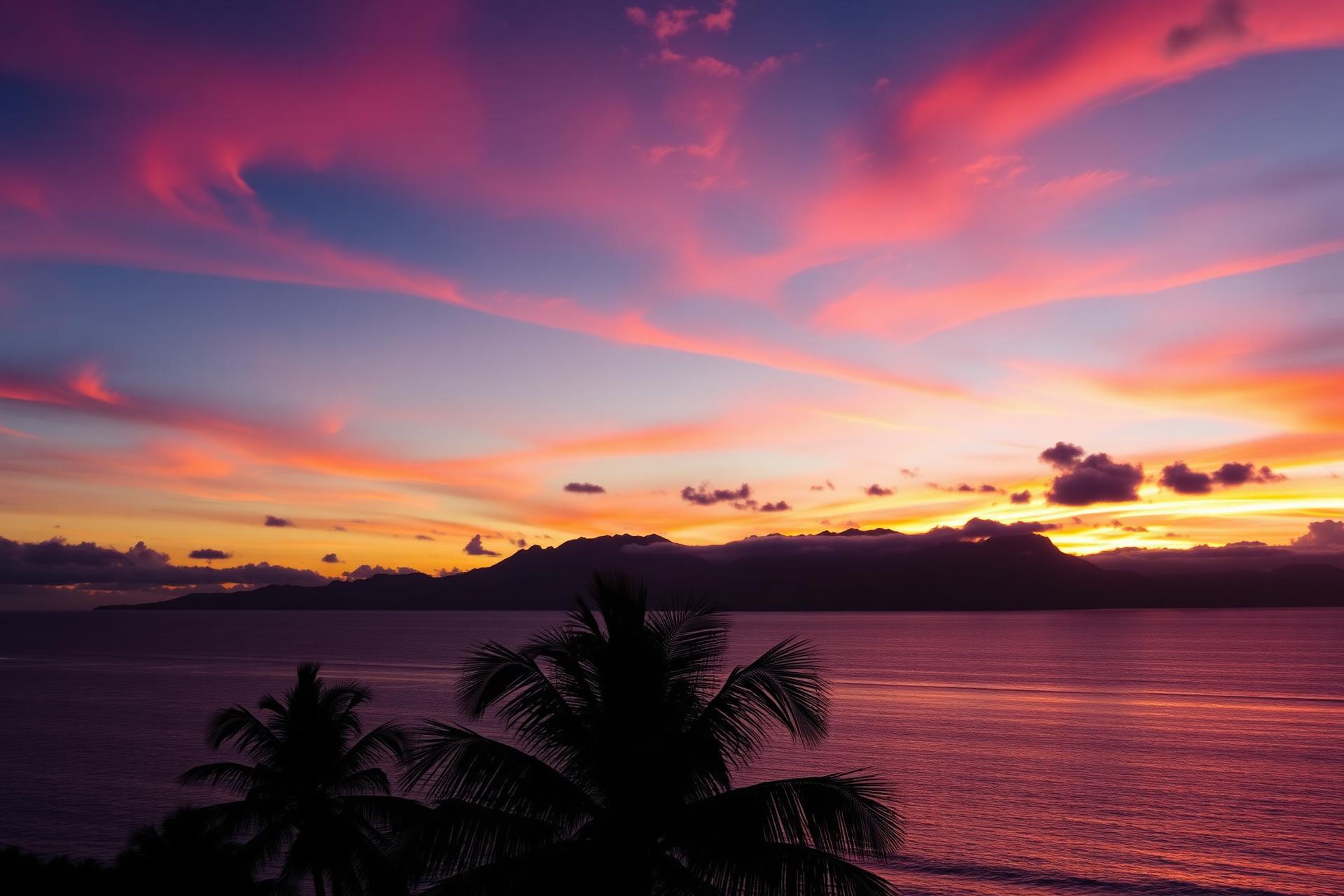 Hawaii sunset